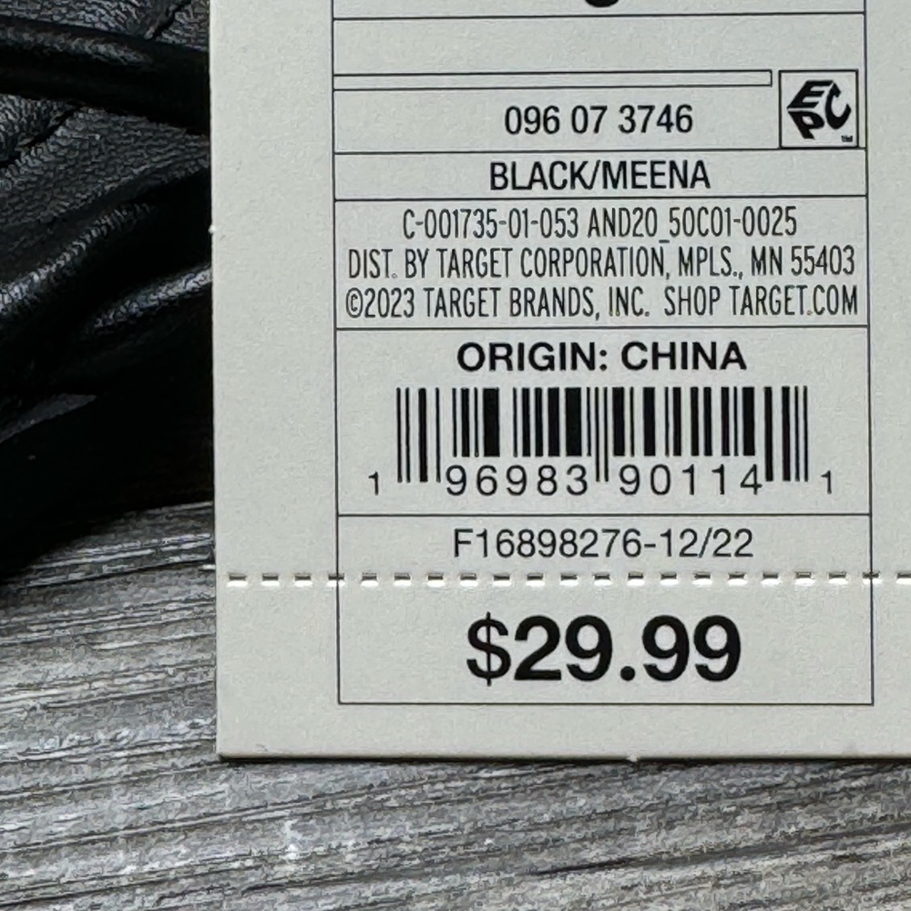 Women's Meena Lace-Up Sandals - A New Day Black - Picture 8 of 8